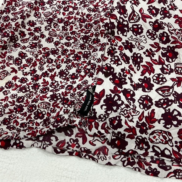 Vans Mens Short Sleeve Button Up Shirt Classic‎ Fit All Over Floral Print Large - Picture 4 of 8
